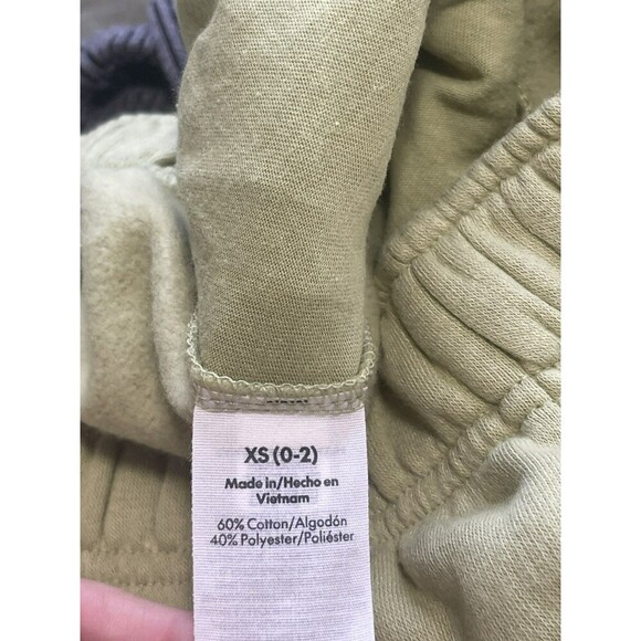 No Boundaries Womens Soft Fleece Cargo Jogger Sweatpants Barely Lime XS 0-2 - Picture 5 of 7